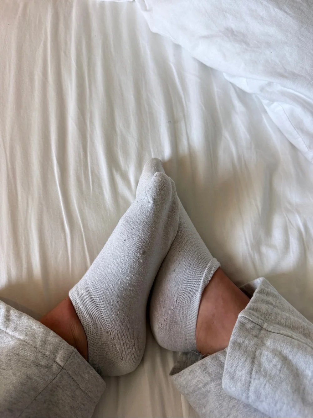 Women’s No-Show Socks - White